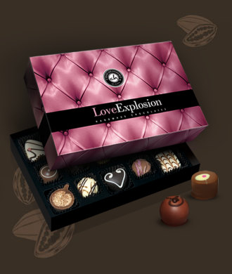 Valentines Explosion, wyjątkowy smak czekoladek chocolissimo.pl
