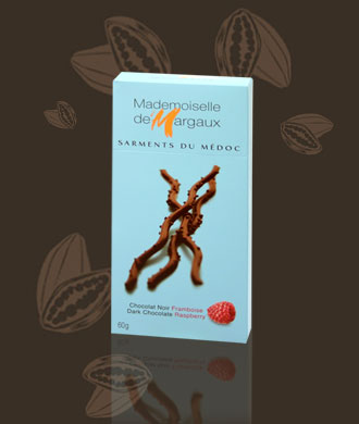 Gałązki malinowe MINI, wyjątkowy smak czekoladek chocolissimo.pl
