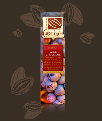 Czekolada winna Merlot 40g, wyjątkowy smak czekoladek chocolissimo.pl