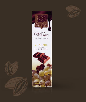 Czekolada winna Riesling 40g, wyjątkowy smak czekoladek chocolissimo.pl