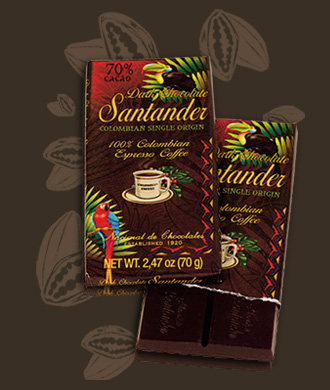 Santander ciemna&kawa, wyjątkowy smak czekoladek chocolissimo.pl