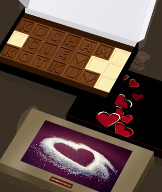 KOCHAM CIĘ KOTKU postcard 1, wyjątkowy smak czekoladek chocolissimo.pl