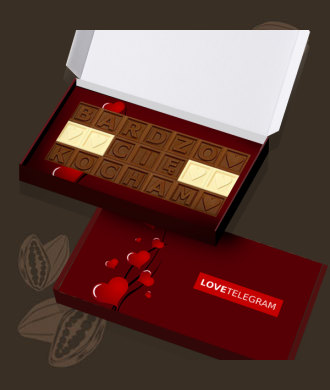 Bardzo Cię kocham, wyjątkowy smak czekoladek chocolissimo.pl