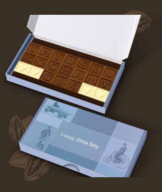 Tatusiu kochamy Cię, wyjątkowy smak czekoladek chocolissimo.pl