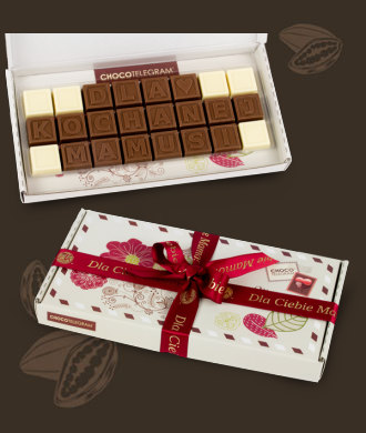 Dla Kochanej Mamusi ze wstążką, wyjątkowy smak czekoladek chocolissimo.pl