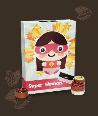 Super Kobieta, wyjątkowy smak czekoladek chocolissimo.pl