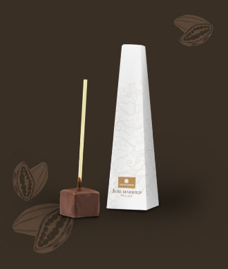 Chocostick mleczny JustMarried, wyjątkowy smak czekoladek chocolissimo.pl