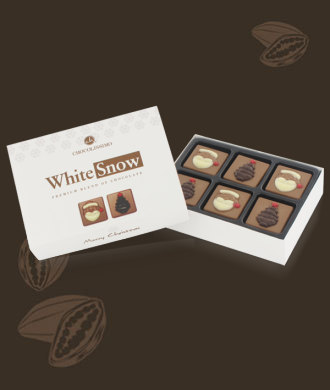 Mikołaje i choinki mini, wyjątkowy smak czekoladek chocolissimo.pl