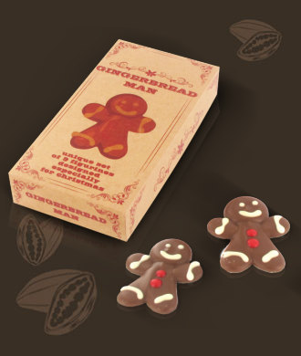 Gingerbread Men XS, wyjątkowy smak czekoladek chocolissimo.pl