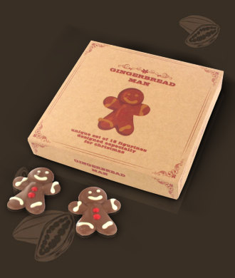 Gingerbread Men XL, wyjątkowy smak czekoladek chocolissimo.pl