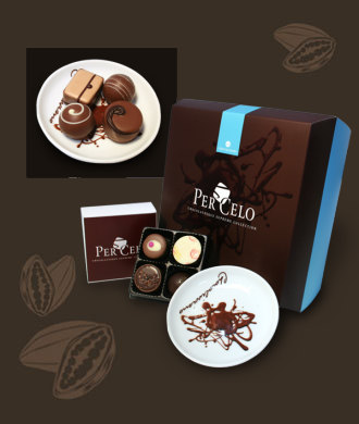 Piattino, porcelanowy talerzyk, wyjątkowy smak czekoladek chocolissimo.pl