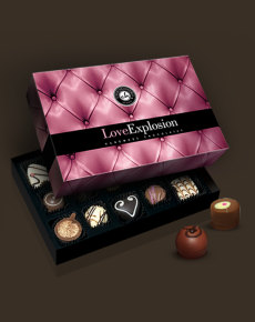 Valentines Explosion, wyjątkowy smak czekoladek chocolissimo.pl