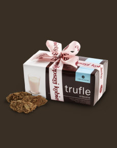 Trufle mleczne ze wstążką, wyjątkowy smak czekoladek chocolissimo.pl