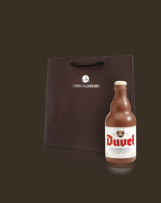 Butelka od piwa Duvel milk, wyjątkowy smak czekoladek chocolissimo.pl