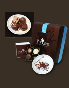 Piattino, porcelanowy talerzyk, wyjątkowy smak czekoladek chocolissimo.pl