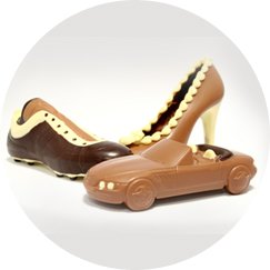czekoladowe figurki
