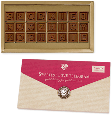 telegram słodkiej rocznicy kochanie