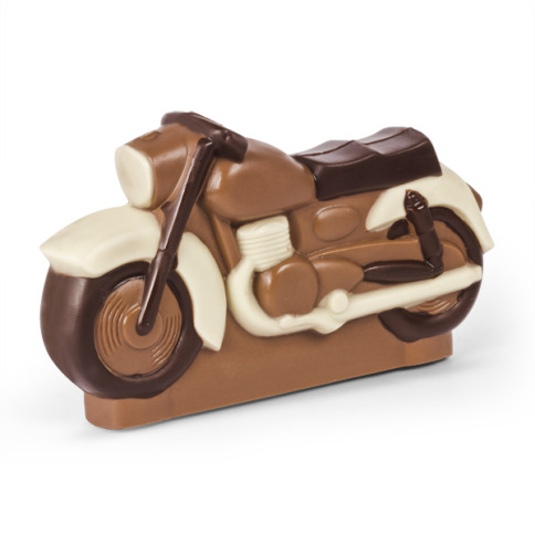 motocykl z czekolady na prezent