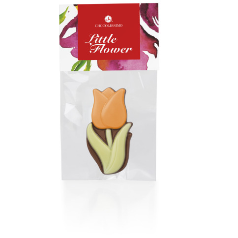 tulipanek z czekolady