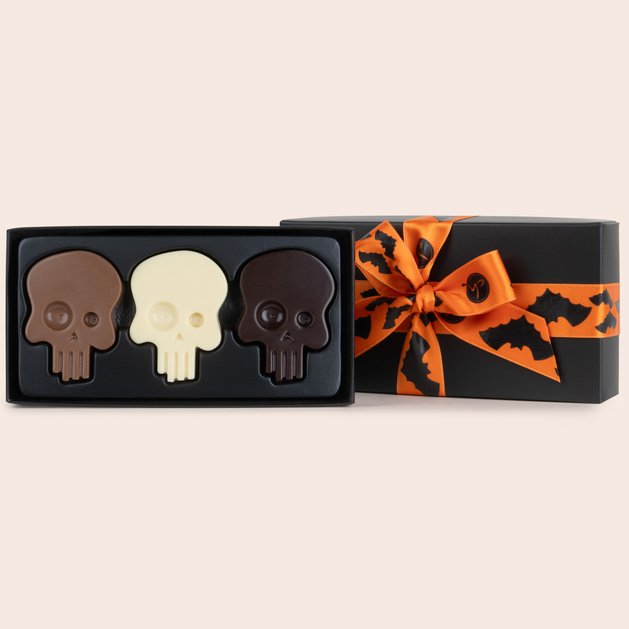 czaszki czekoladowe Halloween
