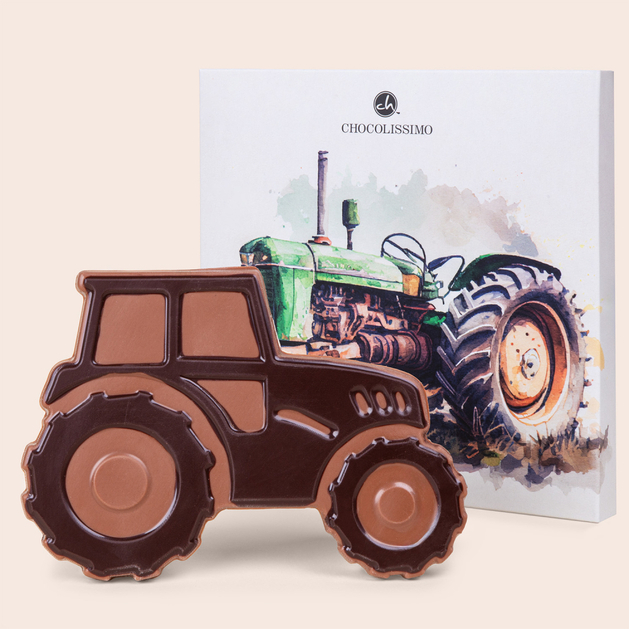 traktor z czekolady