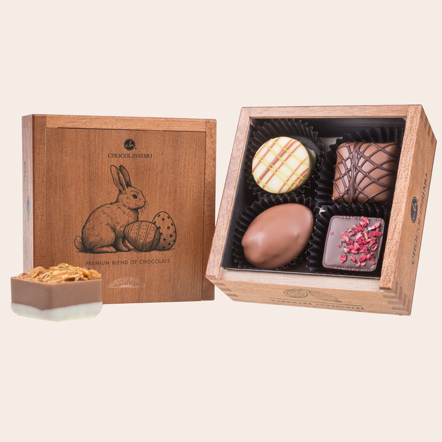 Egg Elegance Mini czekoladowe jajeczka prezent na Wielkanoc