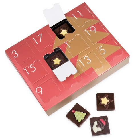 kalendarz adwentowy z czekoladkami