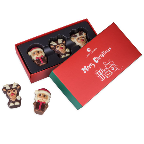 czekoladki świąteczne na prezent pod choinkę