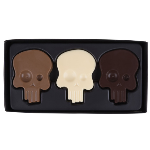 czaszki z czekolady