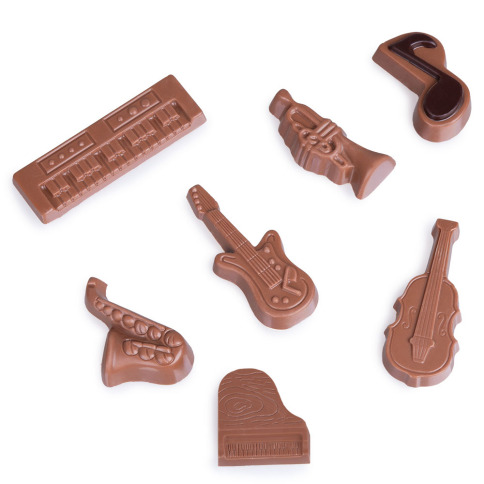 czekoladowe figurki dla fana muzyki