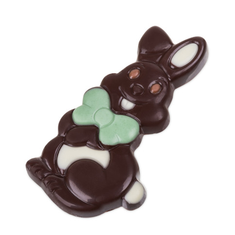 wielkanocna figurka zajączka z deserowej czekolady