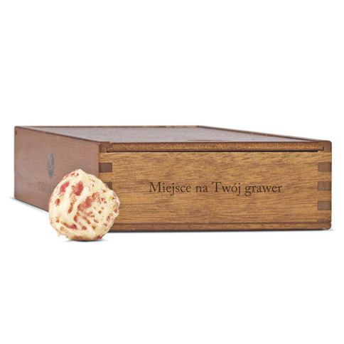 Drewniane skrzyneczki - Elegance, wykwintne pralinki chocolissimo, czekoladki w eleganckim wydaniu, szykowny prezent