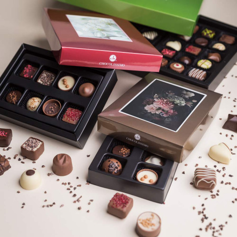 eleganckie upominki czekoladowe z możliwością personalizacji, upominki firmowe