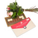 Bukiet róż i telegram dla Babci