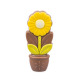 Daisy yellow - kwiatek z czekolady żółty