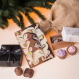 Świąteczny zestaw czekoladek w jutowym worku