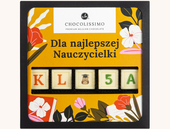 Unikalne cechy Pralinek dla najlepszej nauczycielki od klasy