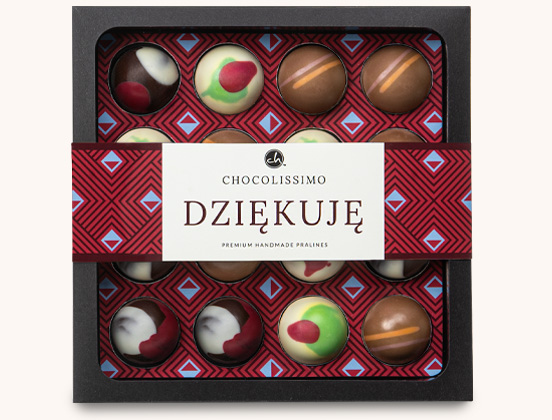 Unikalne cechy czekoladowych pralinek o r&oacute;żnych smakach z podziękowaniami z belgijskiej czekolady