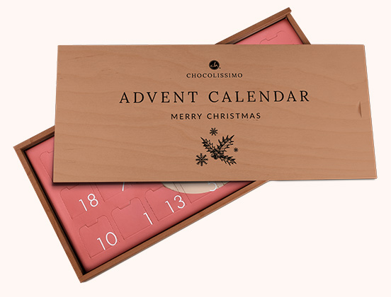Unikalne cechy kalendarza adwentowego premium Merry Christmas Edition