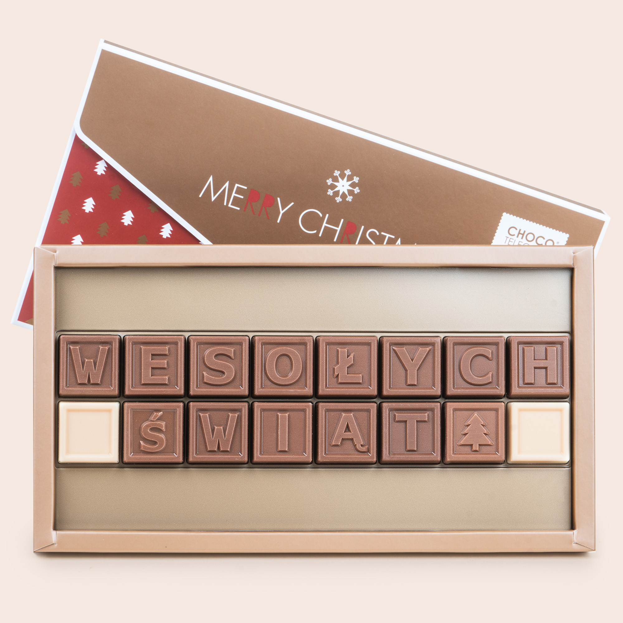 Unikalne cechy czekoladowego napisu wesolych swiat