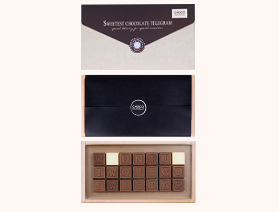 Unikalne cechy czekoladowego telegramu W dniu Twojego święta