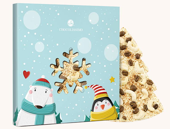 Unikalne cechy choinki z czekolady białej z dodatkami