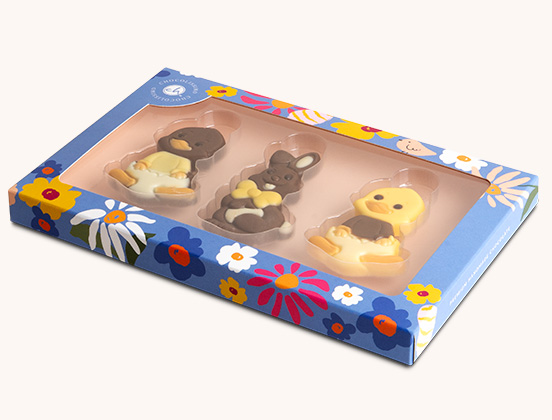 Unikalne cechy zestawu wielkanocnych zajączk&oacute;w i kurczaczk&oacute;w z belgijskiej czekolady