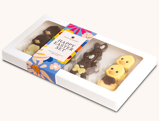 Unikalne cechy zestawu wielkanocnych zajączk&oacute;w i kaczuszek z belgijskiej czekolady