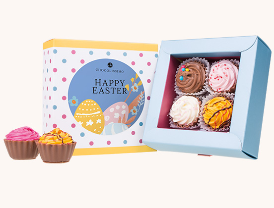 Unikalne cechy czekoladowych pralinek w kształcie babeczek na wielkanoc