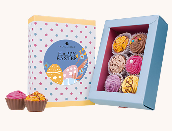 Unikalne cechy czekoladowych pralinek w kształcie babeczek na wielkanoc