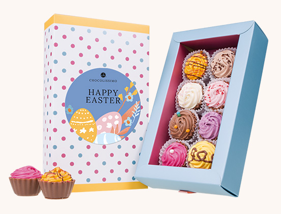 Unikalne cechy czekoladowych pralinek w kształcie babeczek na wielkanoc