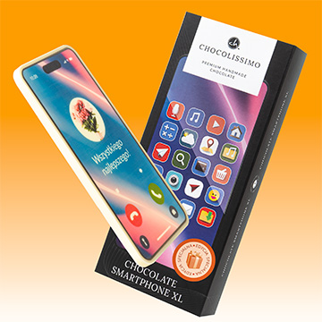 Czekoladowy smartphone na imieniny