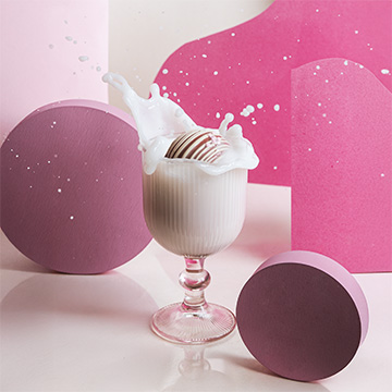 zestaw czekoladowych kul z piankami dla par