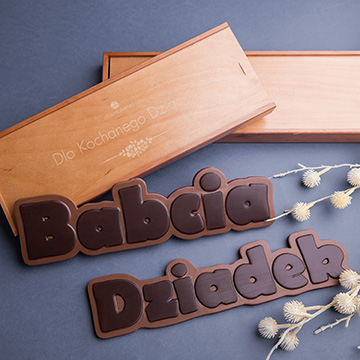 mleczno-deserowe napisy babcia i dziadek